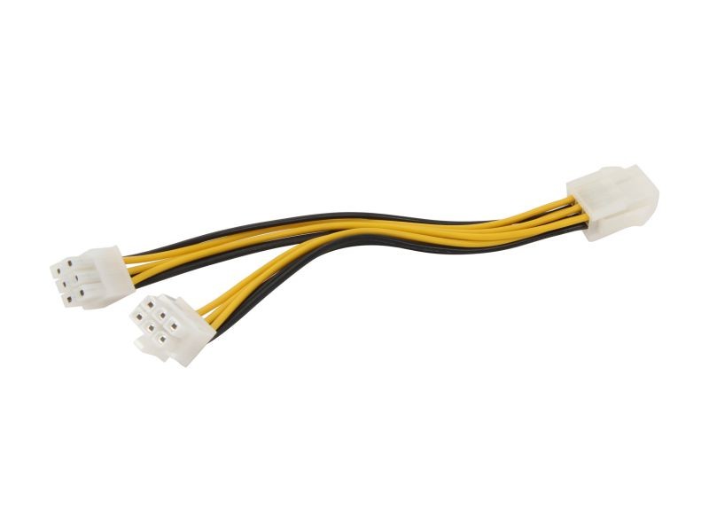 StarTech.com PCIEX68ADAP 6.1 in. PCI Express 6 pin to 8 pin Power Adapter Cable
