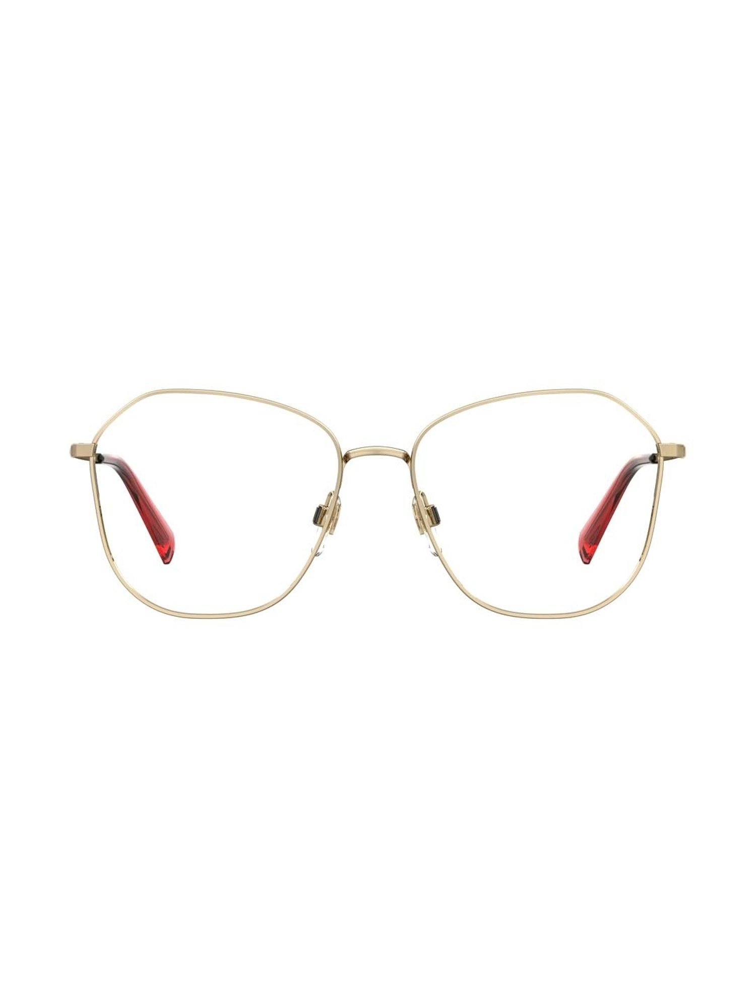 Levi's Gold Geometric Eye Frames for Women