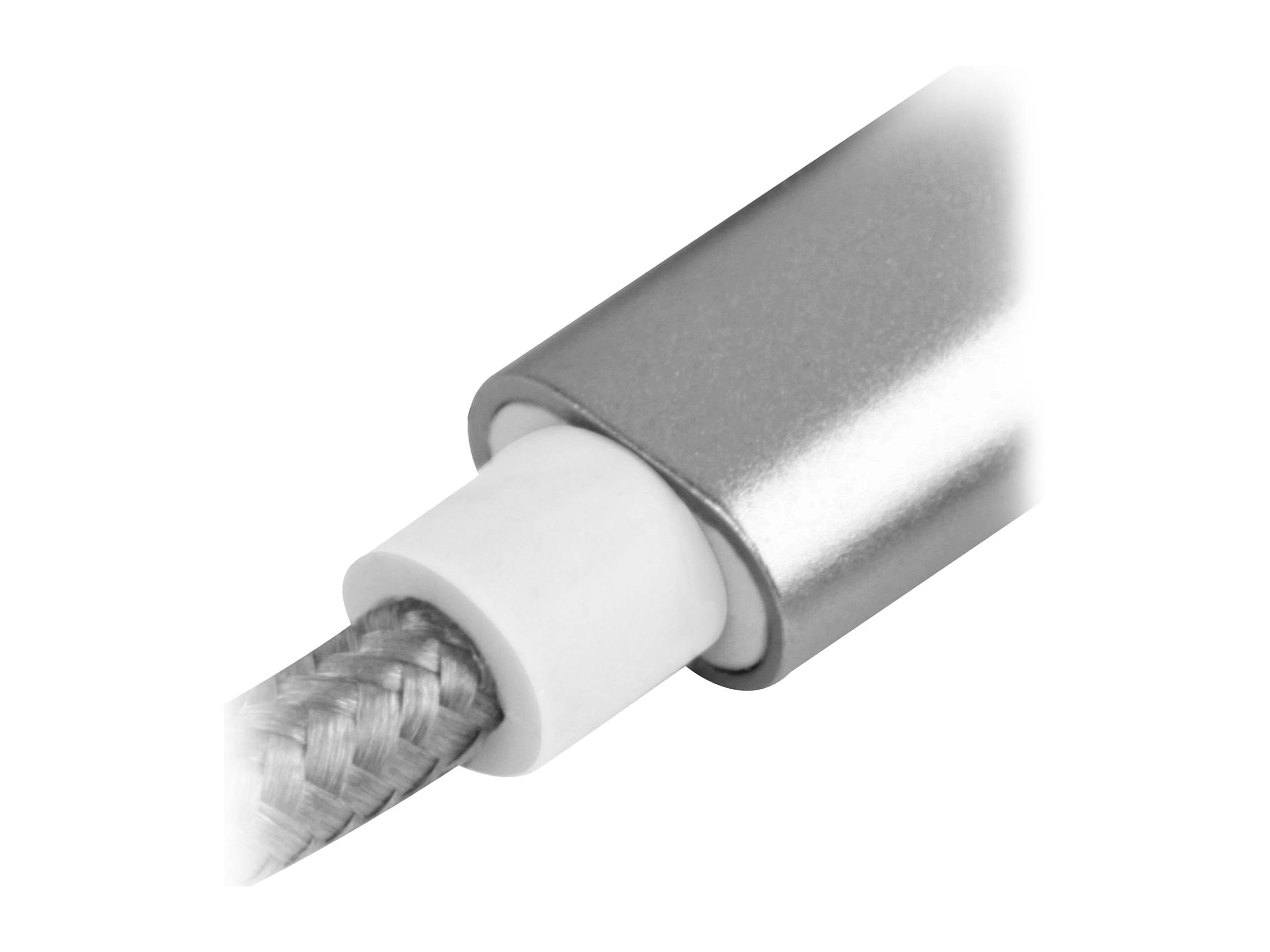 SilverStone Technology Micro USB Cable for Most Smartphones / LG / Samsung / Reversible USB-A / Reversible Micro USB-B / 1000MM - Charcoal Gray - CPU01C