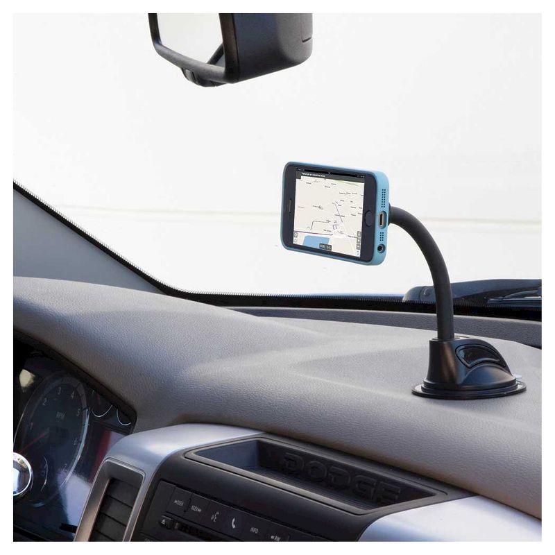 Macally Dashboard and Windshield Suction Cup Phone Mount Holder With Extendable Arm