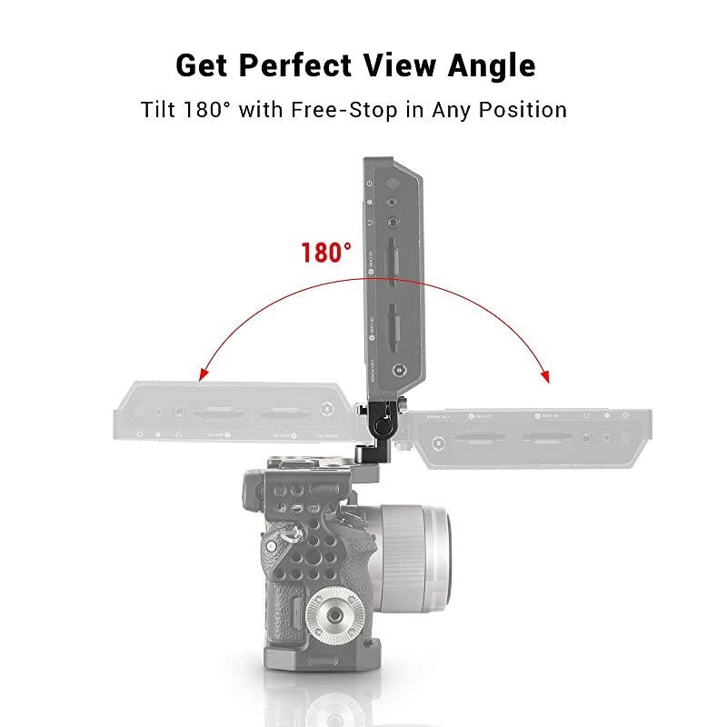 Monitor Holder Mount for Camera Field Monitors Friction Up to 180&deg; 1842