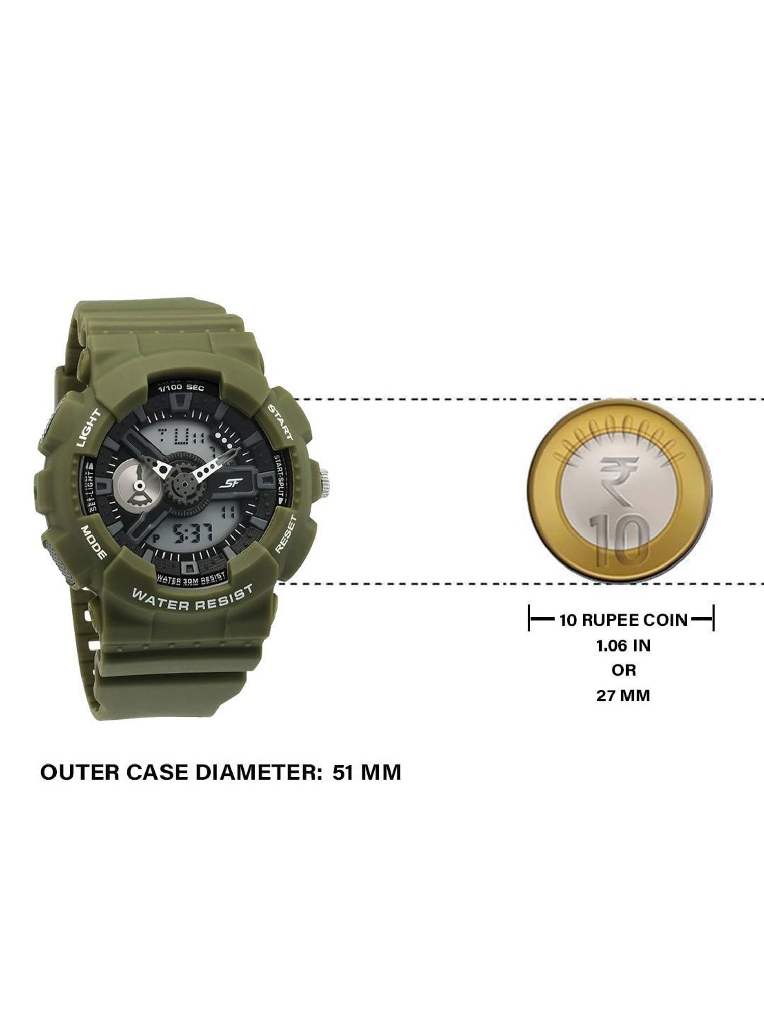 Sonata 77132PP08W Dreamer Analog Digital Watch for Men