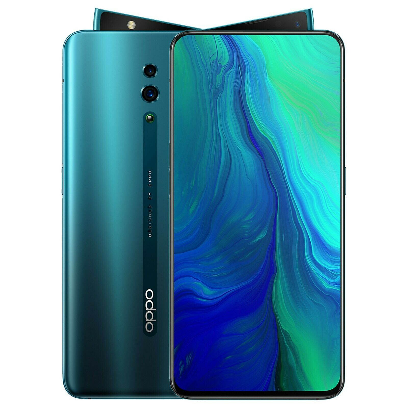 Oppo Reno Dual-SIM 256GB ROM, 6GB RAM (GSM Only, No CDMA) Factory Unlocked 4G/LTE Smartphone - Jet Black