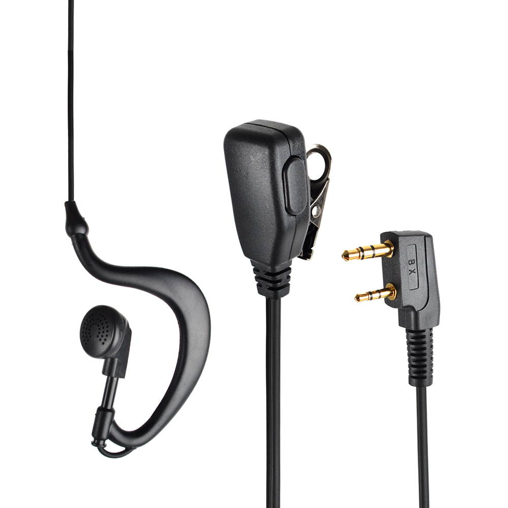 HYS Earpiece 2 Pin G Shape  for Baofeng  UV-5R UV-5RA Kenwood  TK3160 TK3102 TK3107 Two Way Radio