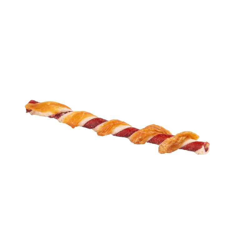 Good 'n' Fun Triple Twists Rawhide Dog Treats - 22ct