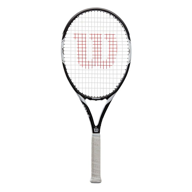 Wilson Team Federer 105 Tennis Racket - White/Black