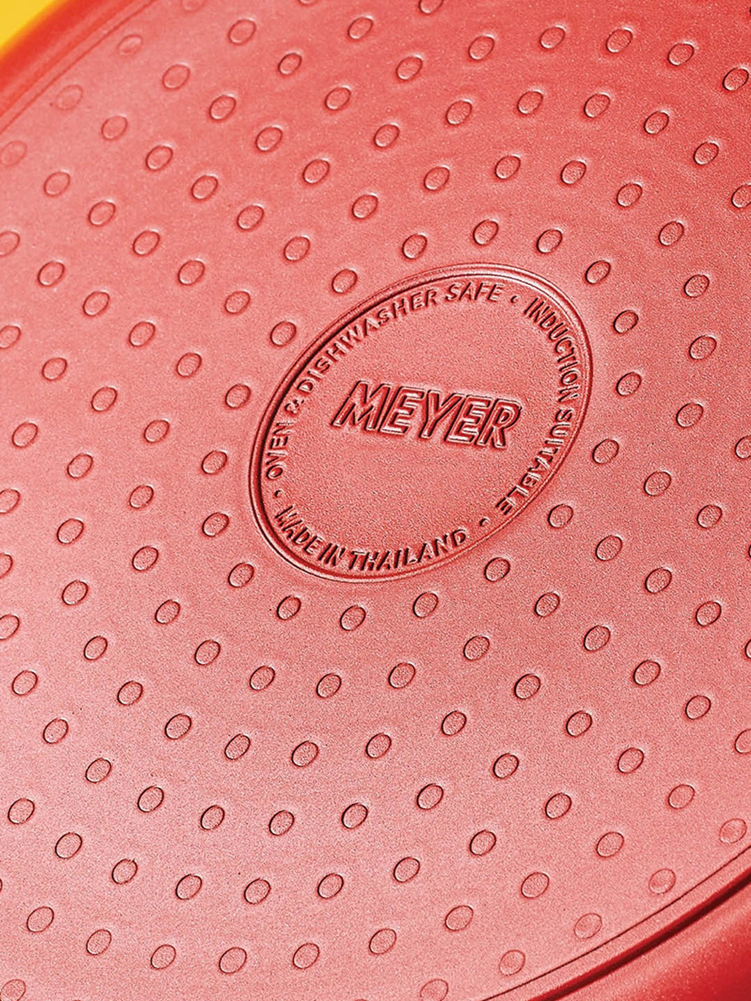 Meyer Bahaus Red Aluminium Casserole with Lid (2.8 L)