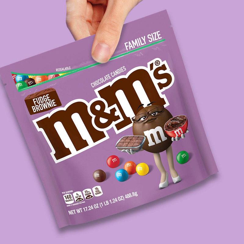 M&M Fudge Brownie Family Size - 17.24