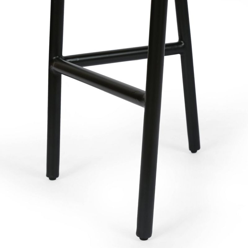 Darke Modern Industrial Handcrafted Mango Wood Desk Brown/Black - Christopher Knight Home