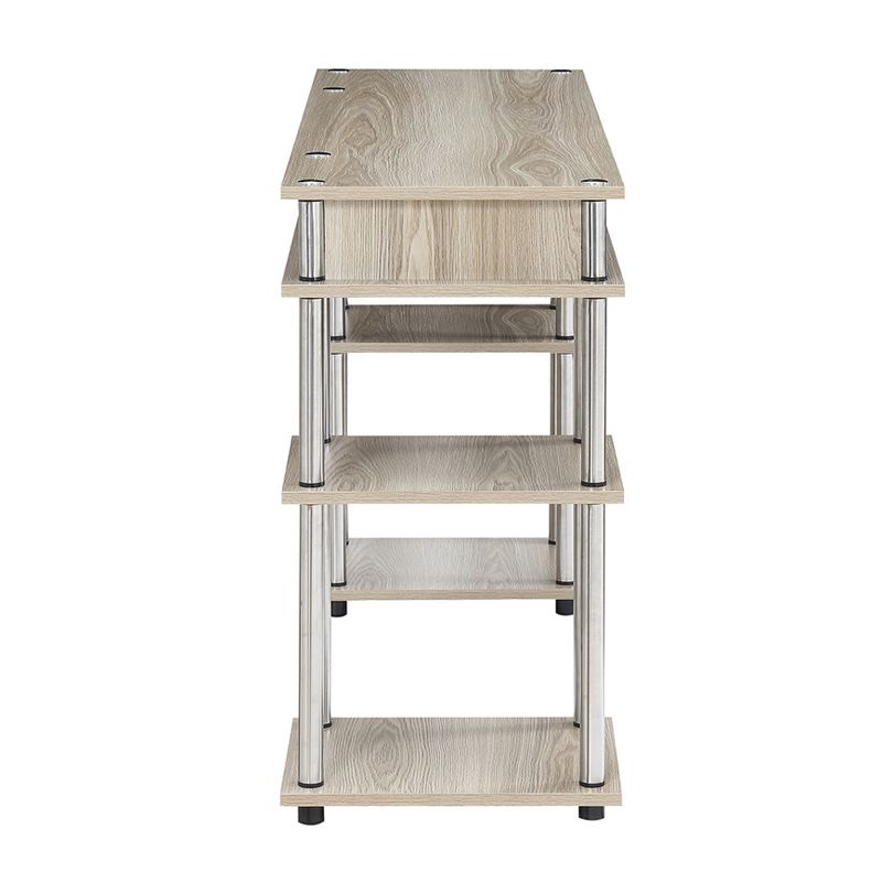 No Tools Student Desk Ice White - Breighton Home