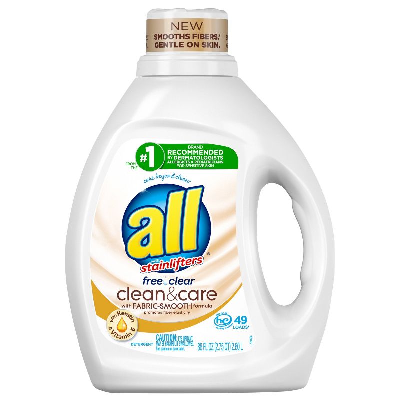 All Clean and Care Laundry Detergent - 88 fl oz