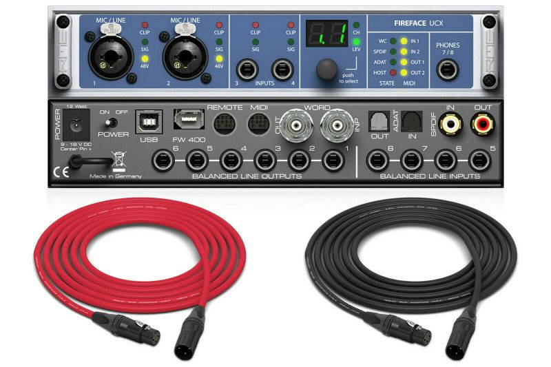 RME Fireface UCX | 8-Ch. Hybrid USB 2.0/USB 3/FireWire Audio Interface | PALA