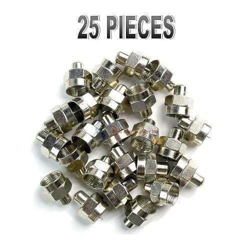 25 Pieces F Type 75 Ohm Terminator Coaxial Satellite TV RF Port End Caps
