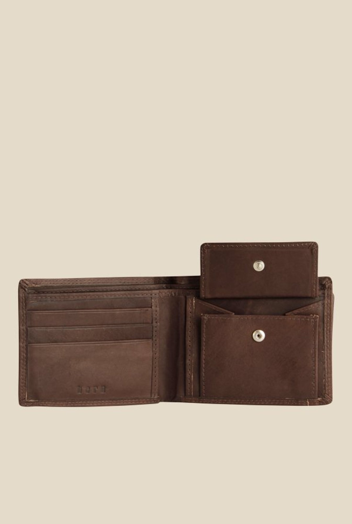 Bern Brown Leather Bi-Fold Wallet