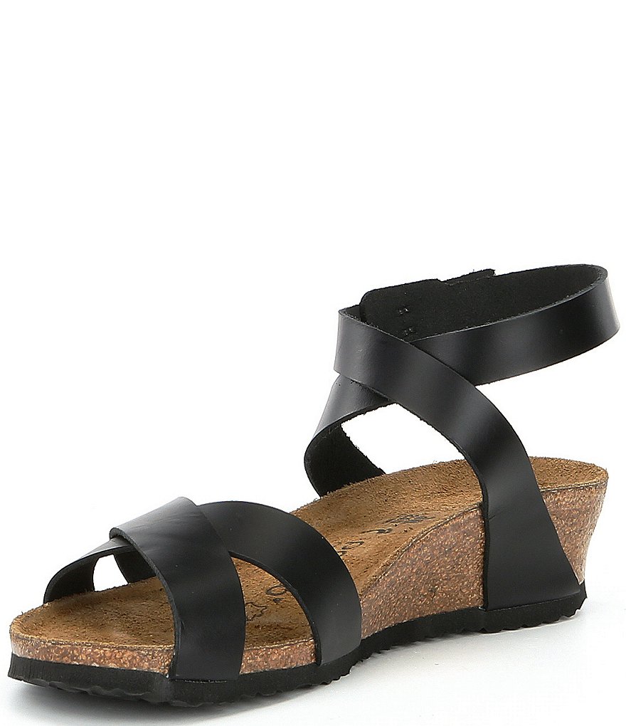 Papillio by Birkenstock Lola Ankle Wrap Strap Wedge Sandals