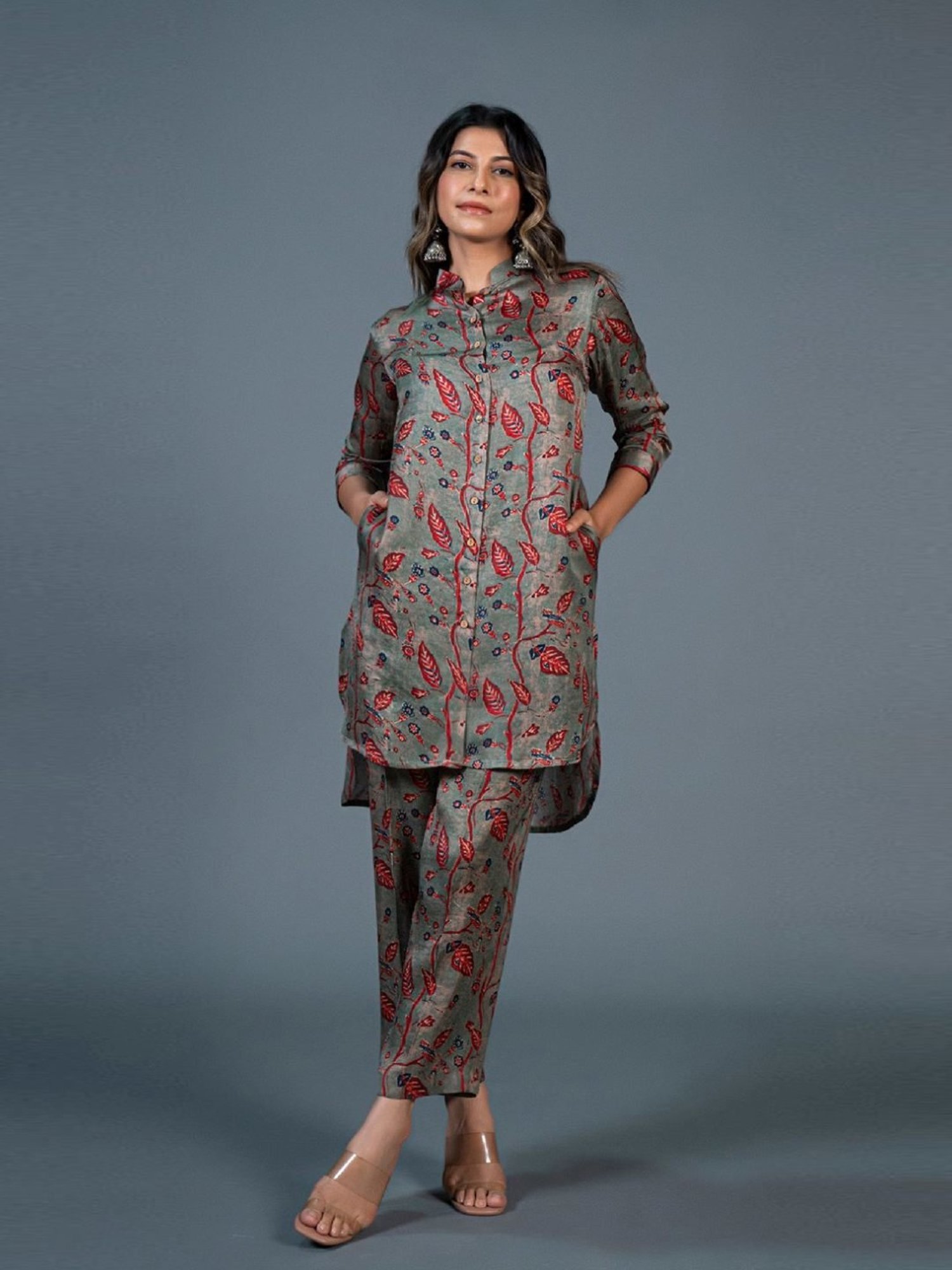 Eeshva India Grey Co-Ord Set