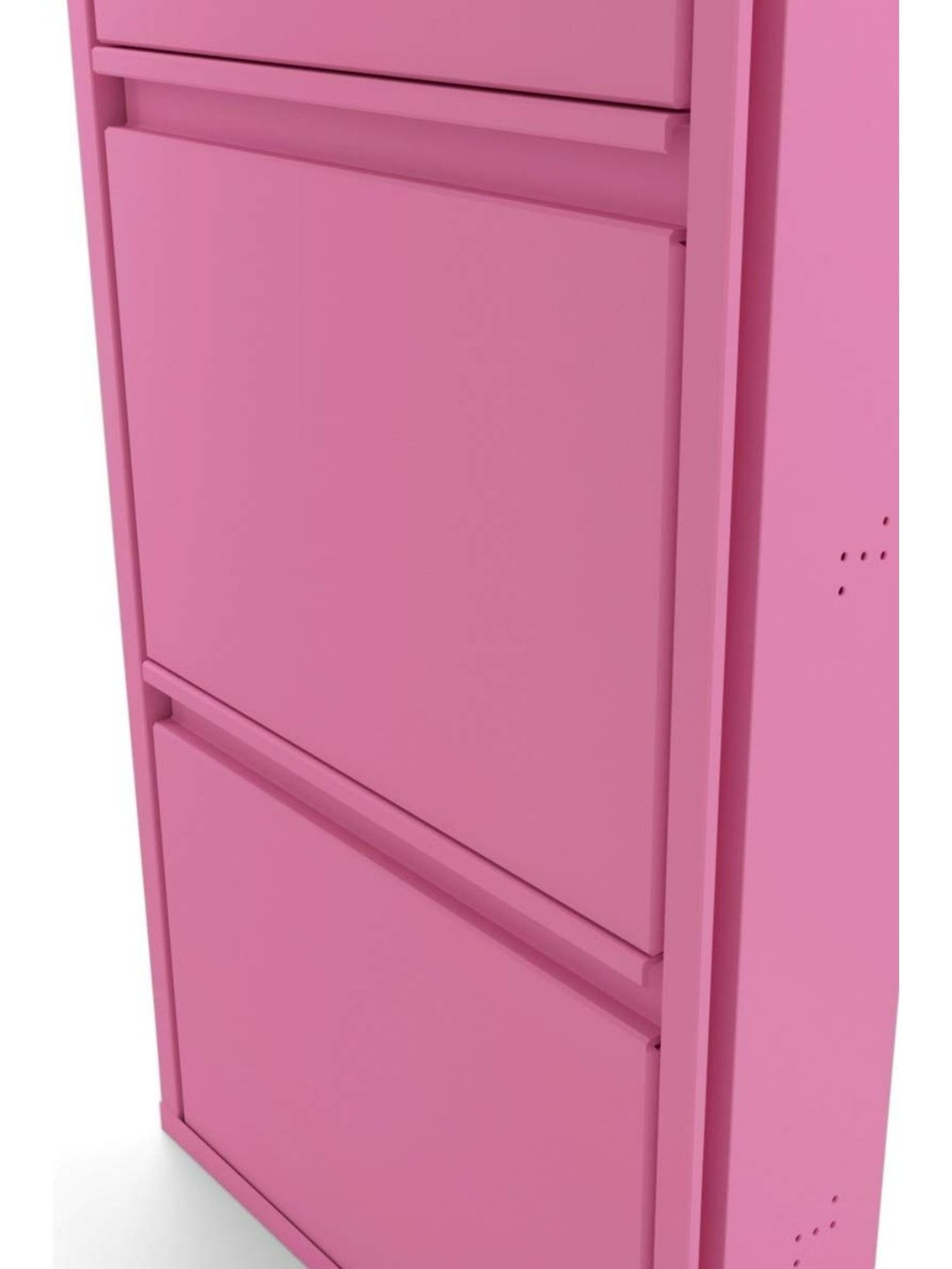 Godrej Interio Step in L Textured Purple Alloy Steel Shoe Cabinet - 1 Year Warranty