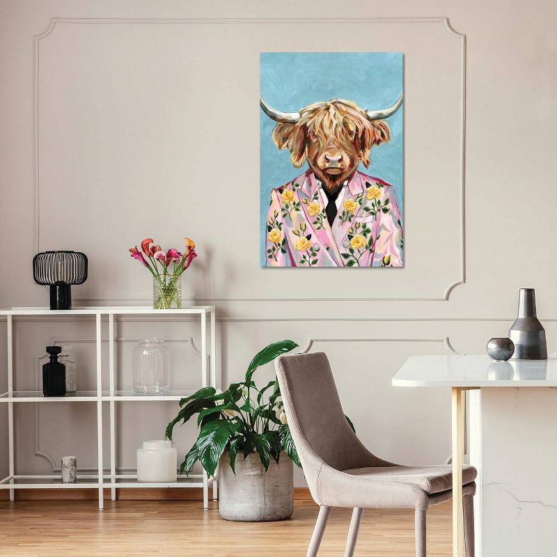Gucci Cow by Heather Perry Unframed Wall Canvas - iCanvas