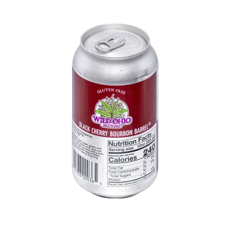 Wild Ohio Black Cherry Bourbon Barrel Tea Beer - 6pk/12 fl oz Cans