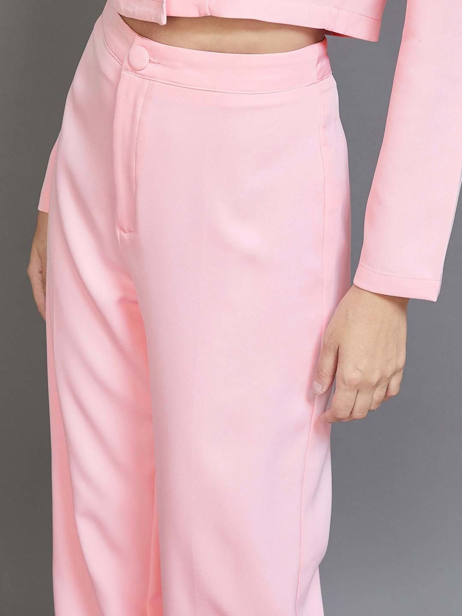 Code by Lifestyle Pink High Rise Pants