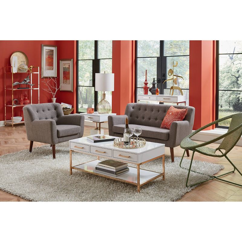 Alios Cocktail Table Gold - OSP Home Furnishings