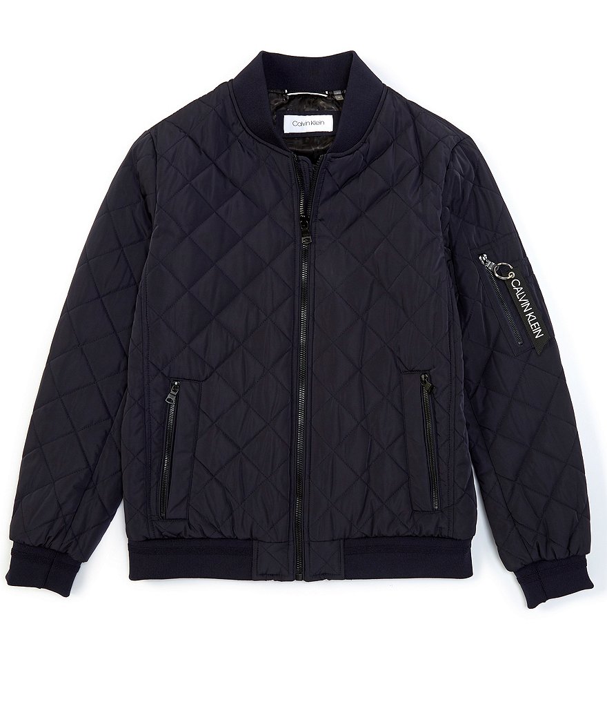 Calvin Klein Quilted Baseball Bomber Jacket