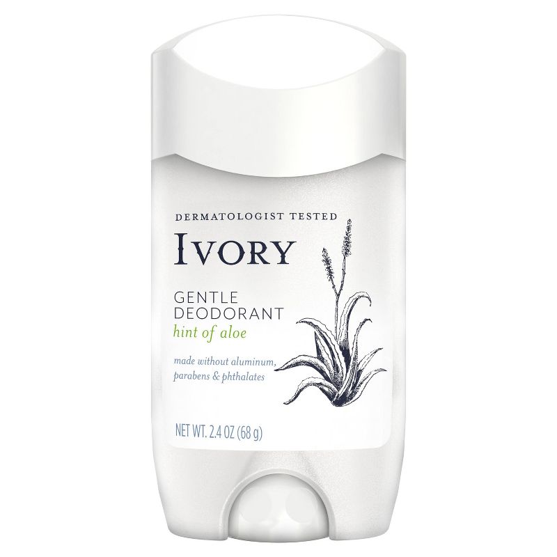 Ivory Gentle Aluminum Free Deodorant Hint of Aloe - 2.4oz