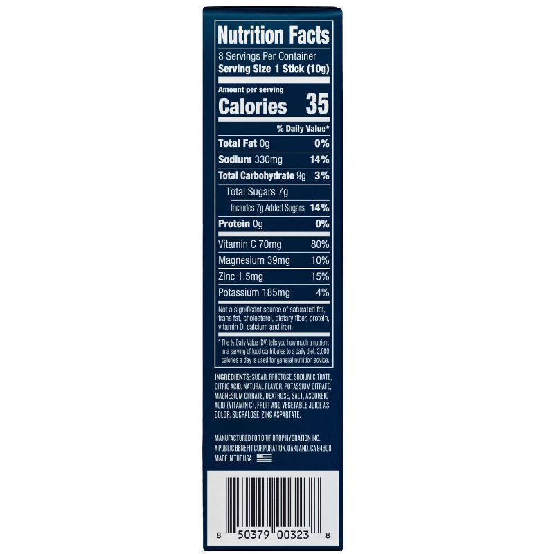 DripDrop ORS 10g Electrolyte Powder - Watermelon - 8ct