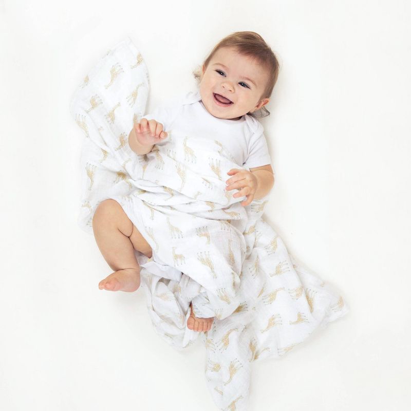 aden + anais Swaddle Swaddle Wrap Natural History - 4pk