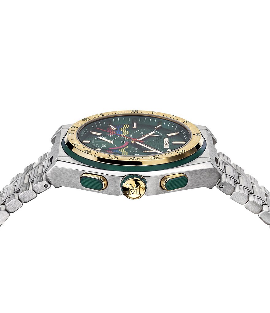 Missoni Mens M331 Sportswear Green Dial Chronograph Watch
