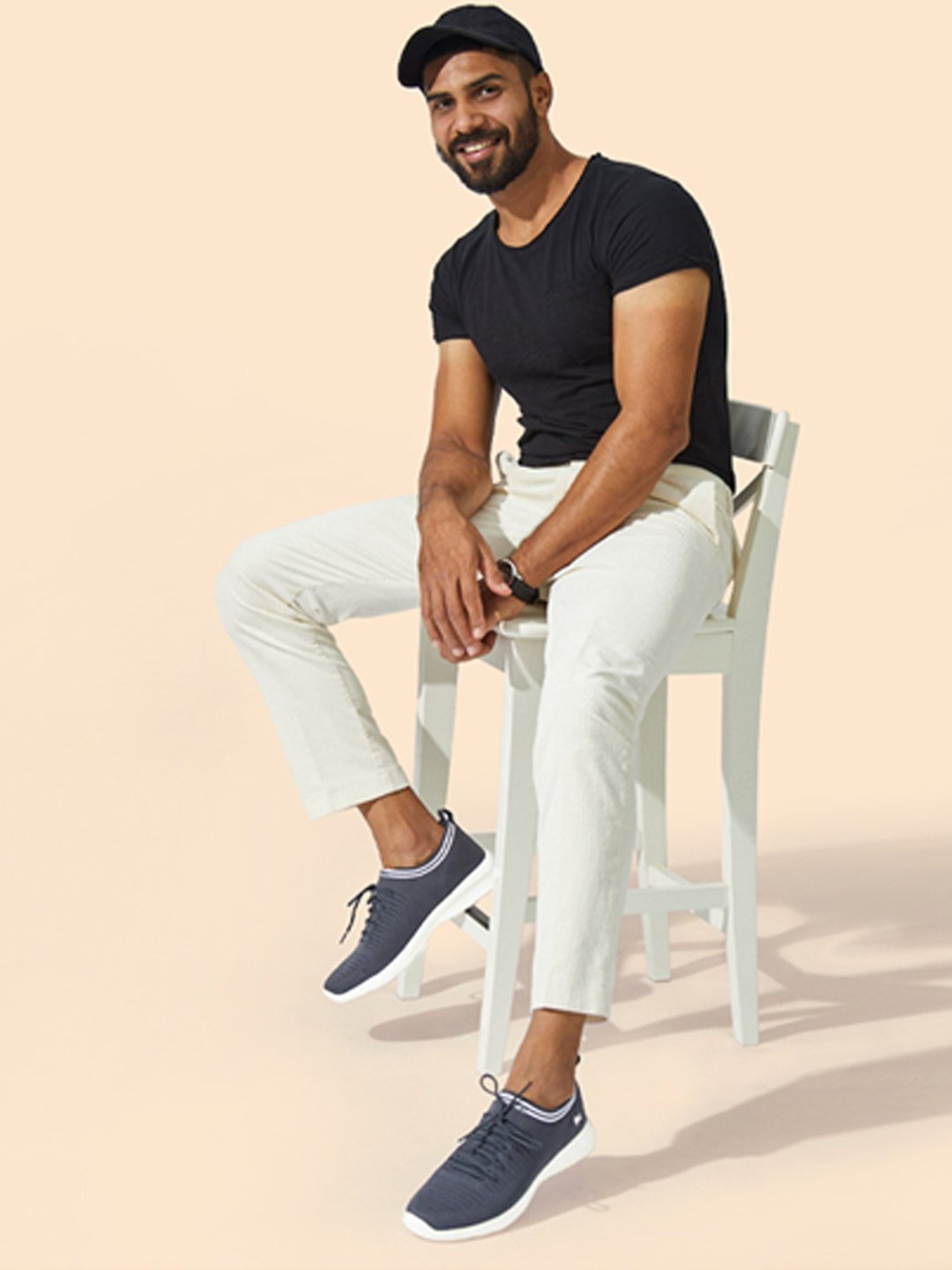 Neemans Men's Commuter Basics Grey Casual Sneakers