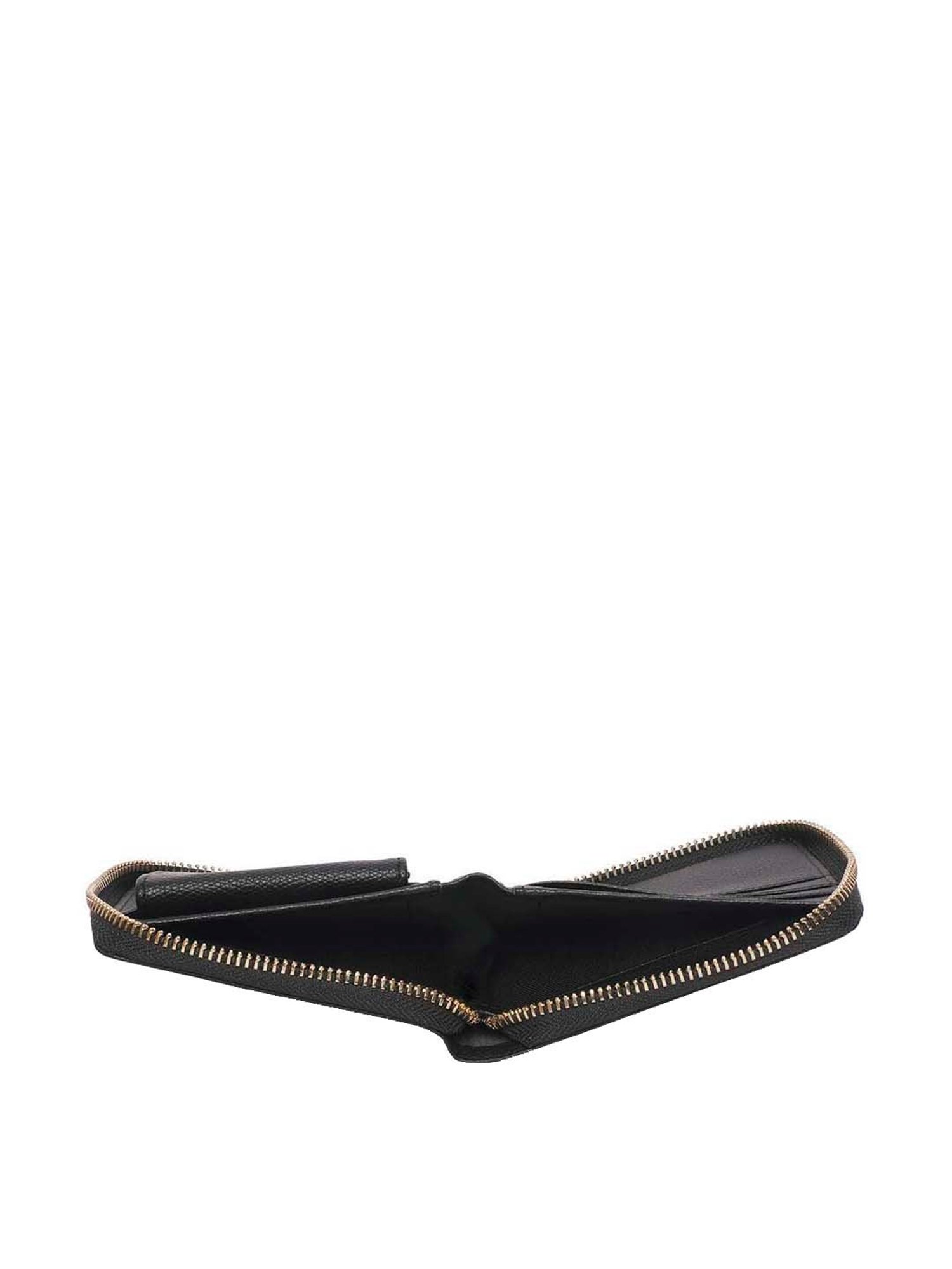 BELWABA Black Solid Zip Around Wallet for Women