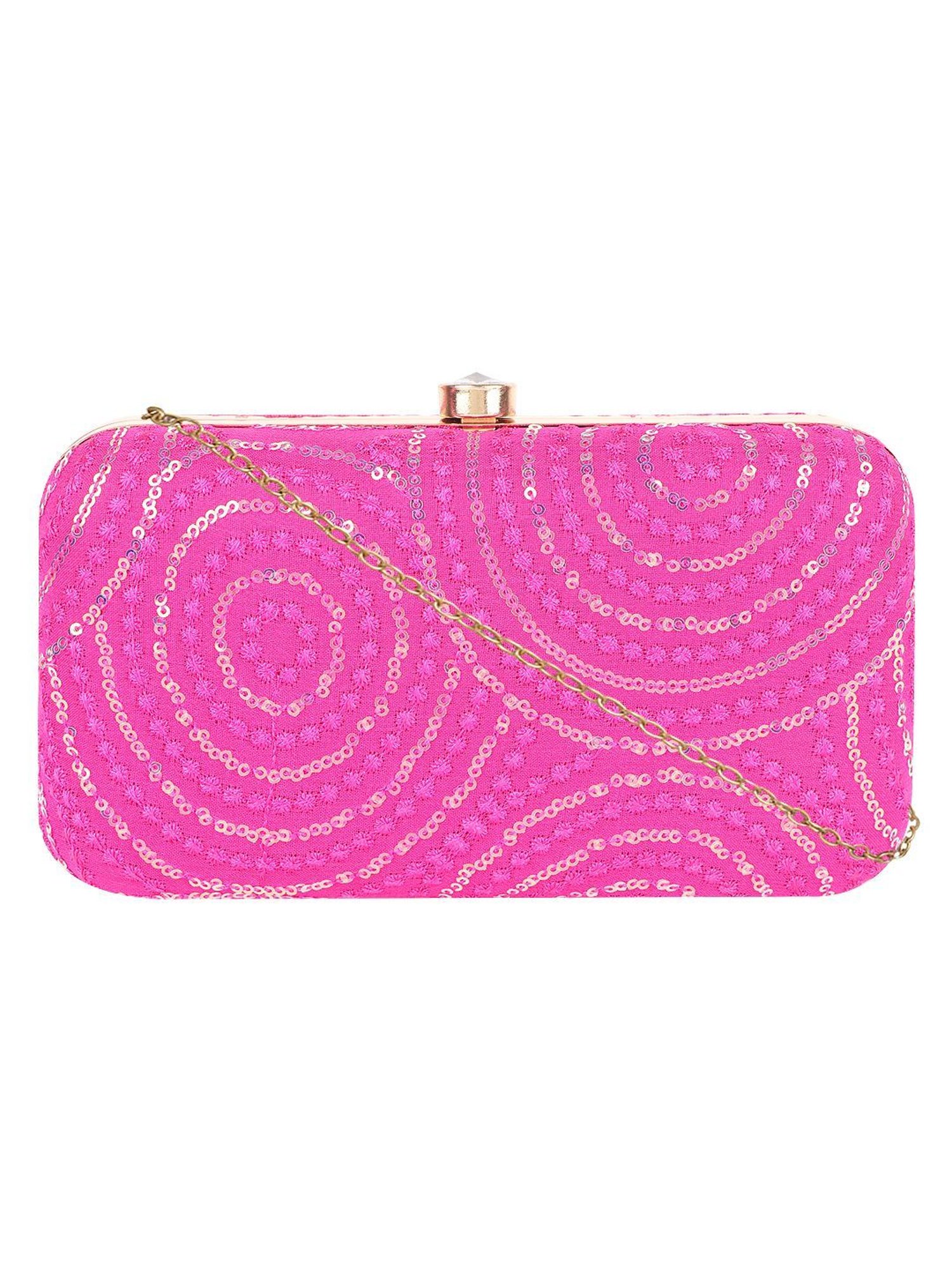 Estee & Lilly Turn Key Closure Clutch - Black