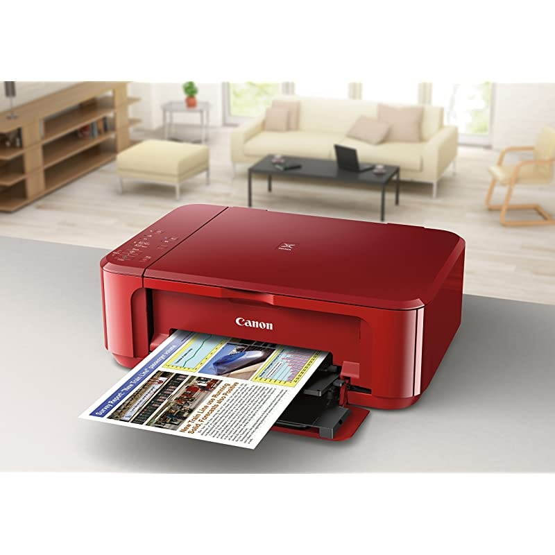 PIXMA MG3620 Wireless AllInOne Color Inkjet Printer with Mobile and Tablet Printing Red