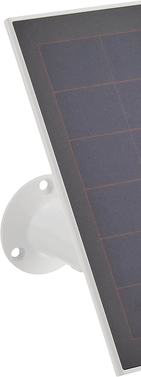 Arlo Certified Accessory - Essential Solar Panel Charger - Weather Resistant 8 ft Power Cable Adjustable Mount Only Compatible with Arlo Essential Cameras White - VMA3600