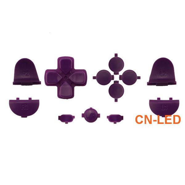 WPS New Version Purple JDM-030 Matte buttons Collection Parts for PS4 Playstation 4 Dualshock 4 ( GEN 2nd Controllers ONLY)