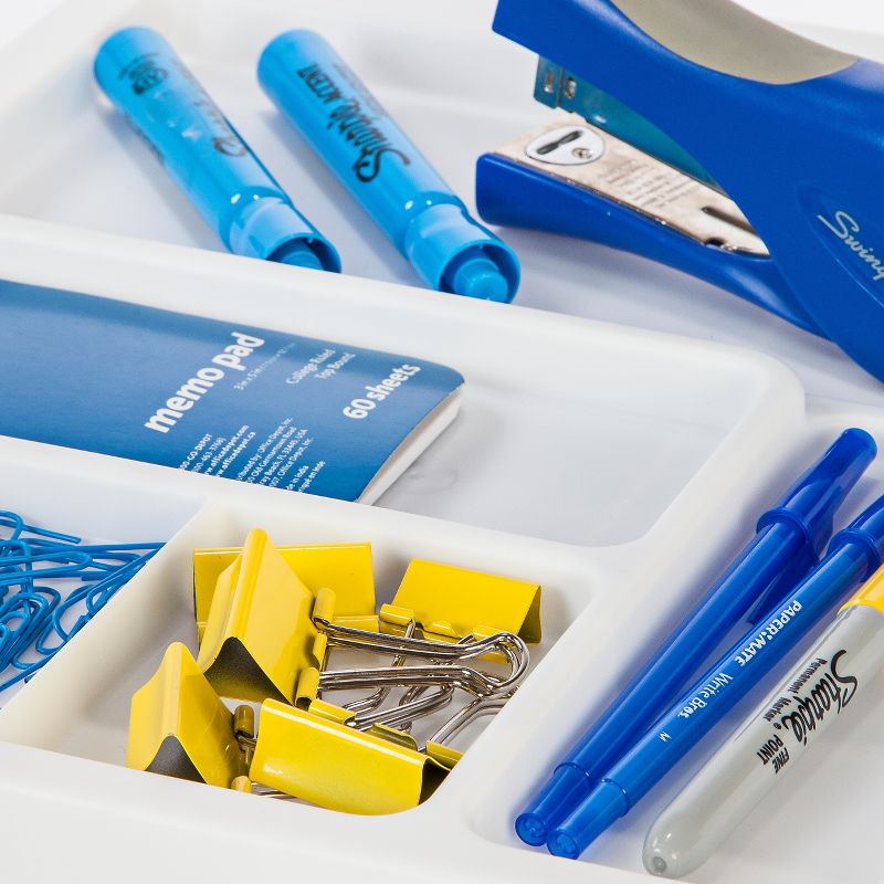 IRIS 4 Drawer Rolling Storage Cart White