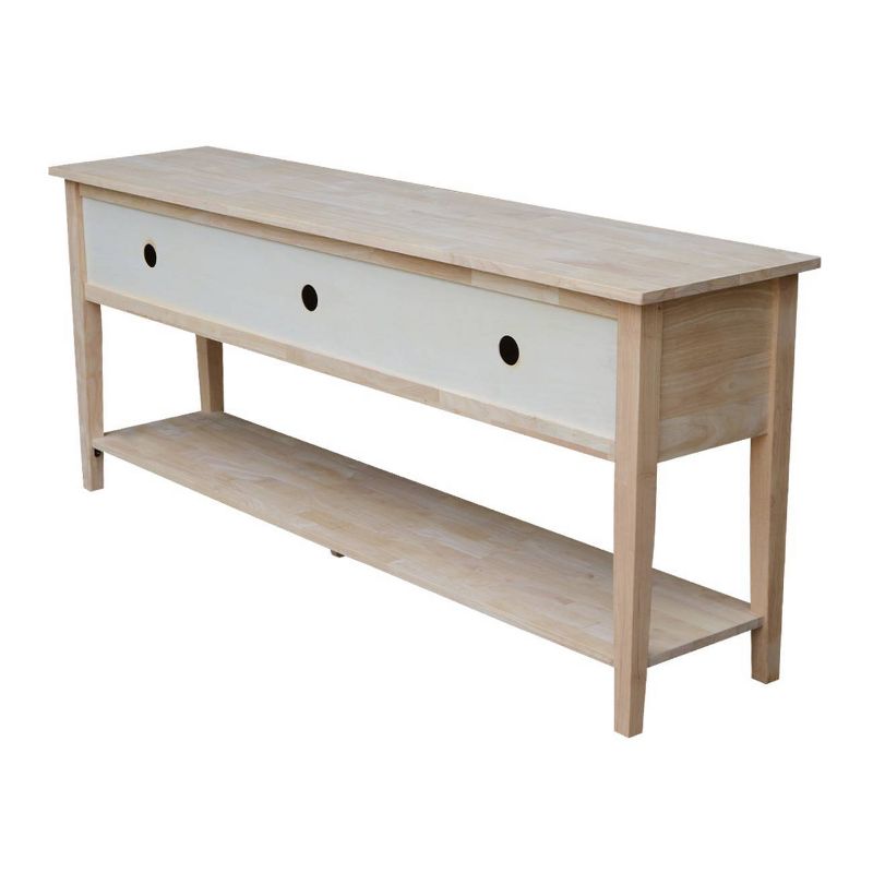 Concepts TV Stand Unfinished 72" - International Concepts