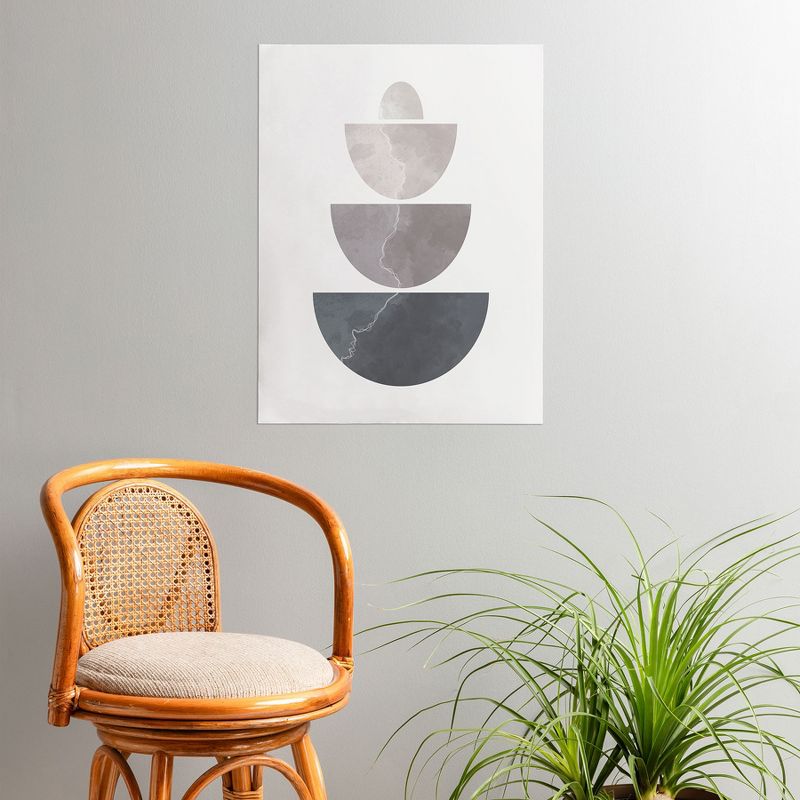 Alisa Galitsyna Monochrome Balance II 18" x 24" Unframed Poster - Society6