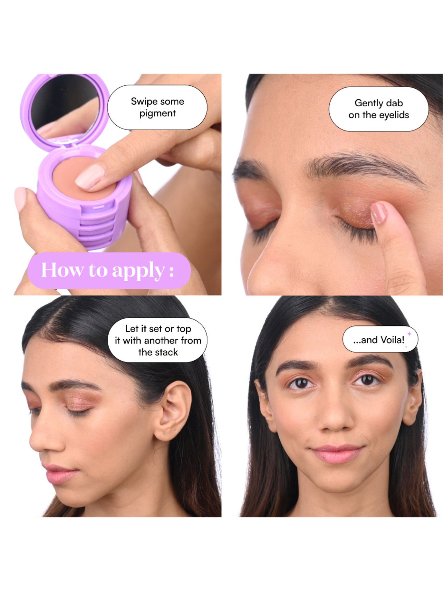 Gush Eye Like It Stacked Eyeshadow Palette K-Pop - 3.6 gm