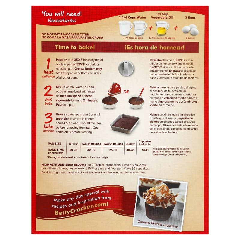 Betty Crocker Super Moist German Chocolate Cake Mix - 15.25oz