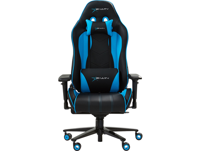 EWin Gaming and Office Chair CPB Champion Series Ergonomic Chair With Pillows (Black and Red)