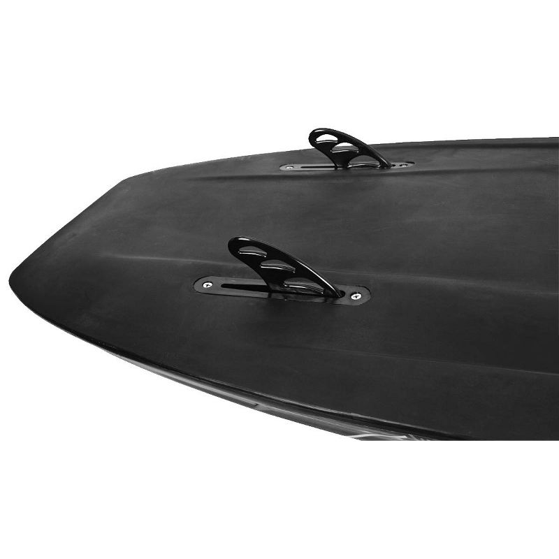 O'Brien Watersports Unisex 51.5-Inch Black Magic Water Kneeboard with Padded Adjustable Strap for Adults and Children