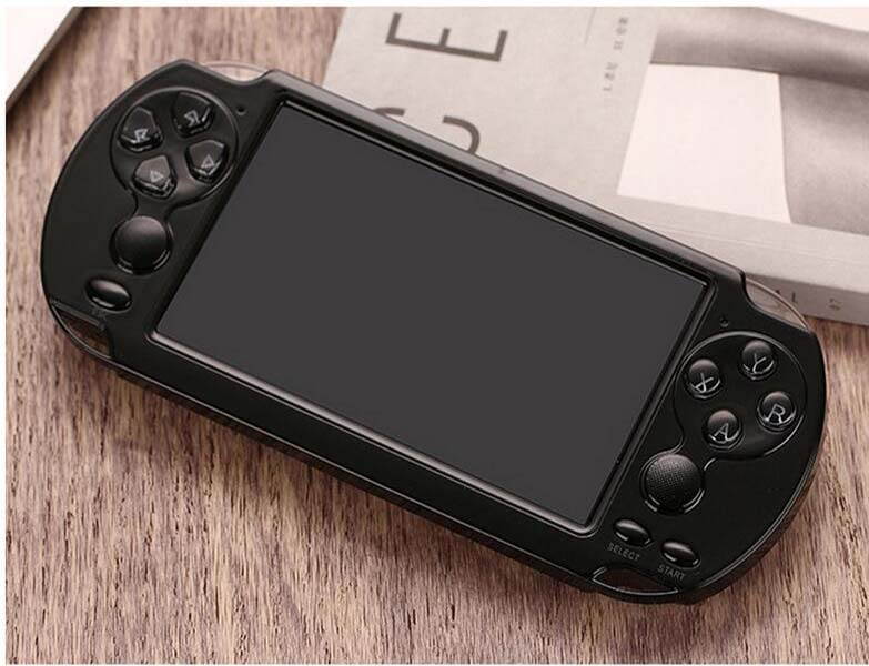 X9-s portable HD screen game console 5.1 inch supports 8go 32bit 10000 game player MP4 MP5 multimedia camera