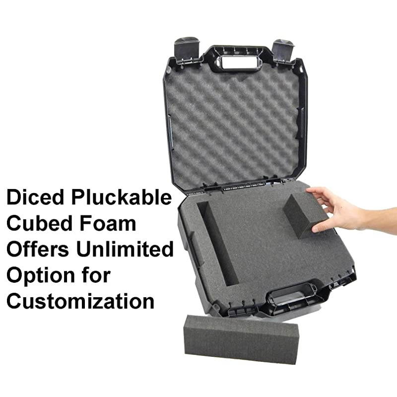 Home Video Projector Hard Case with Dense Foam Compatible with Epson VS240 VS345 VS340 EX3260 EX7260 EX3240 EX3220 EX7240 EX7235 EX7230 3lcd Xga Svga and 3D Projectors