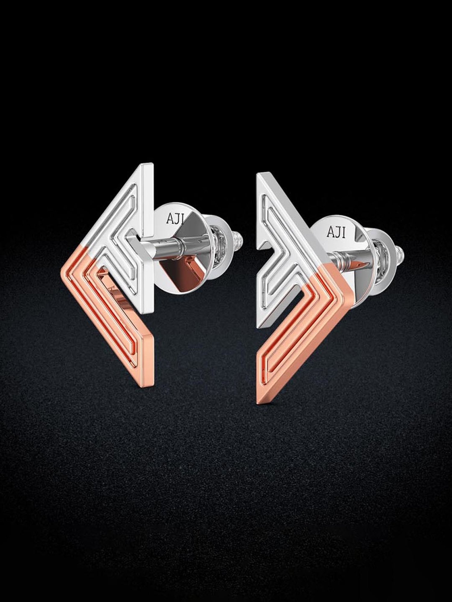 Joyalukkas 950 Platinum Modern Threader Earrings