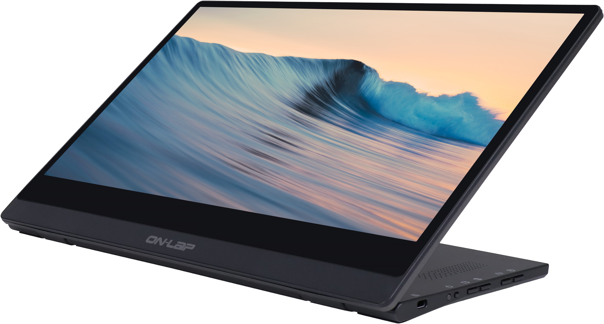 GeChic M505T 15.6 inch FHD 1080p Portable Touchscreen Monitor with USB Type-C Input, HDMI Input/Output, DC-in Port, Daisy Chain Display for Conference, Factory, Industry, Gaming, Foldable Screen