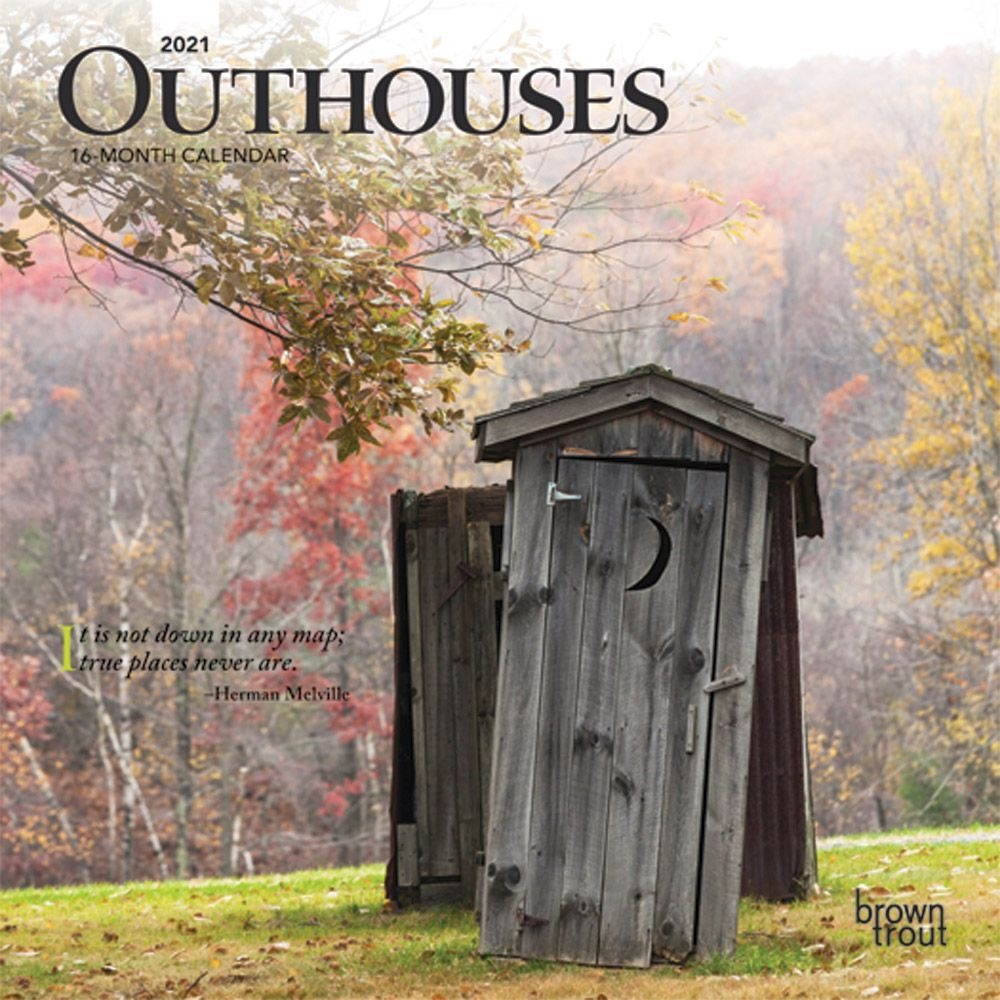 BrownTrout,  Outhouses Mini Calendar 2021