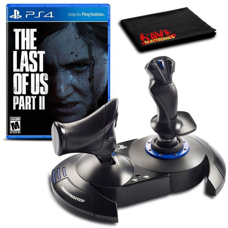 Thrustmaster TFlight Hotas 4 Flight Stick with The Last of Us Part II For PS4