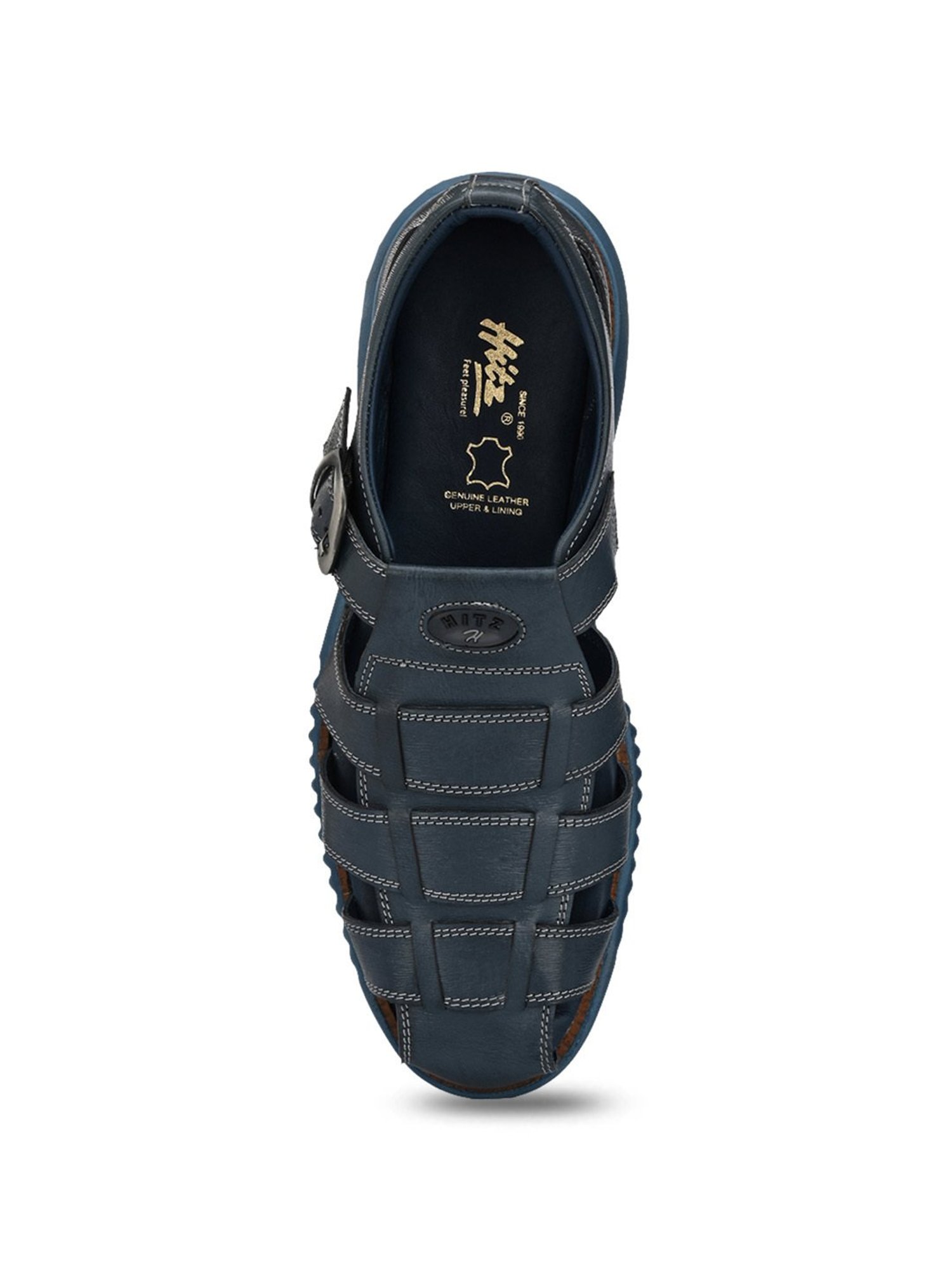 Hitz Men's Blue Fisherman Sandals